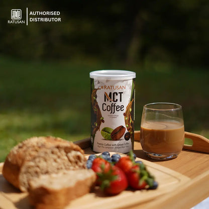 Ratusan MCT Coffee 300g – Low Caffeine Keto Coffee with Green Coffee, Garcinia & L-Carnitine